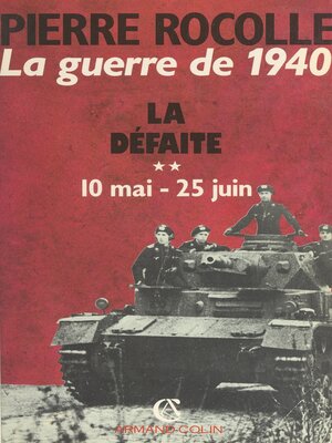 cover image of La guerre de 1940, 2
